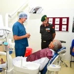 Lt Gen Balakrishnan Jayan Reviewing