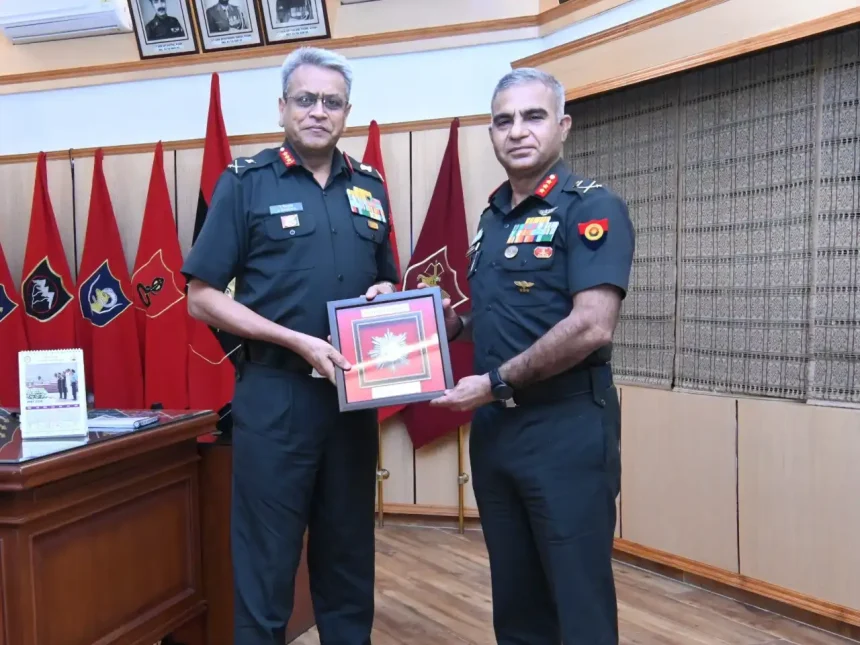 Lt Gen Harsh Chhibber and Lt Gen Sengupta
