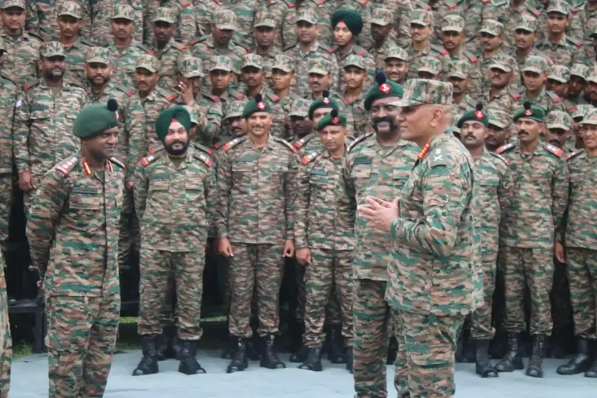 Lt Gen Pratik Sharma Interacting