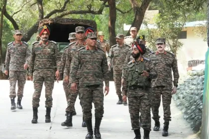 Lt Gen Pratik Sharma and Other Officers