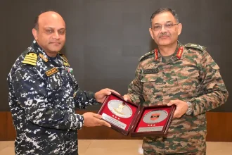 39th Naval Higher Command Course Officers Visit Western Command and Kharga Corps