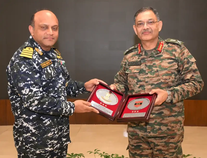 39th Naval Higher Command Course Officers Visit Western Command and Kharga Corps