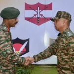 Lt Gen VMB Krishnan Shaking Hands 2