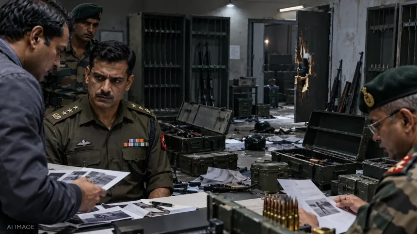 मद्रास रेजिमेंट शस्त्रागार चोरी जांच का दायरा बढ़ा, भारतीय सेना के मेजर से पूछताछ
