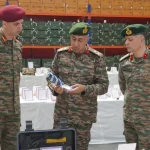 Maj Gen Puneet Aggarwal Reviewing
