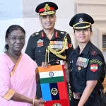 NCC Girl Cadets Who Conquered Parang La Pass Meet President Droupadi Murmu