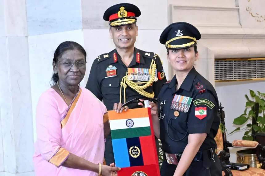 NCC Girl Cadets Who Conquered Parang La Pass Meet President Droupadi Murmu