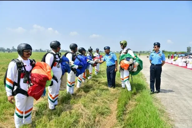 Officer Shaking Hands