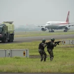 Officers in Drill