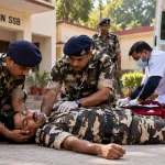बहराइच में 59वीं बटालियन क्वार्टर में अचानक गिरने से SSB के सिपाही की मौत