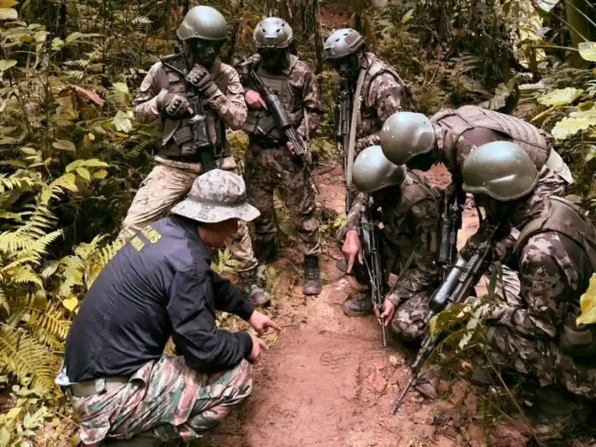 Soldiers In Jungle