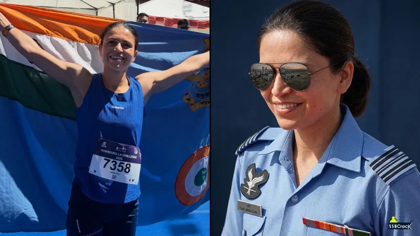 Squadron Leader Neha Makes History at Khardung La Challenge 72K, Becomes First Non-Ladakhi Woman to Break 9-Hour Barrier