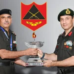 Trophy Being Given