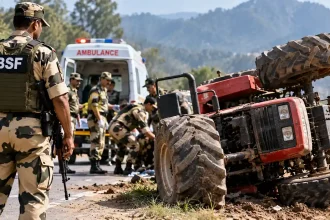 जम्मू में ट्रैक्टर से गिरने के बाद BSF निरीक्षक की मौत
