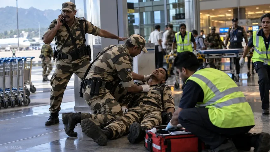 जम्मू हवाई अड्डे पर CISF जवान ने खुद को गोली मारी