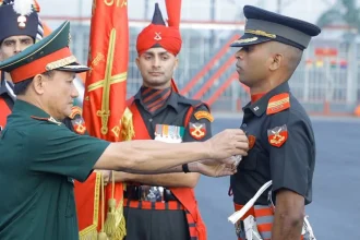 Lieutenant P. Shashi Kumar Wins Sword of Honour at OTA Gaya