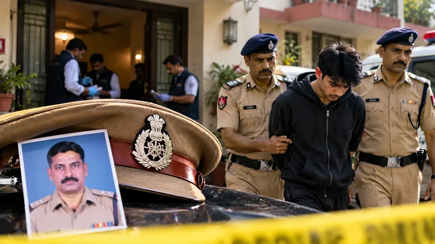 विवाह विवाद में 18 वर्षीय बेटे ने पुलिस हेड कांस्टेबल की गोली मारकर हत्या की