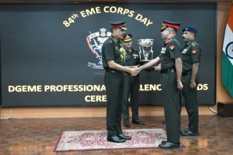 506 Army Base Workshop Jabalpur Wins DG EME Trophy