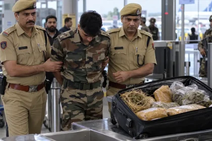श्रीनगर हवाई अड्डे पर सामान में नशीले पदार्थ मिलने के बाद सेना का जवान गिरफ्तार