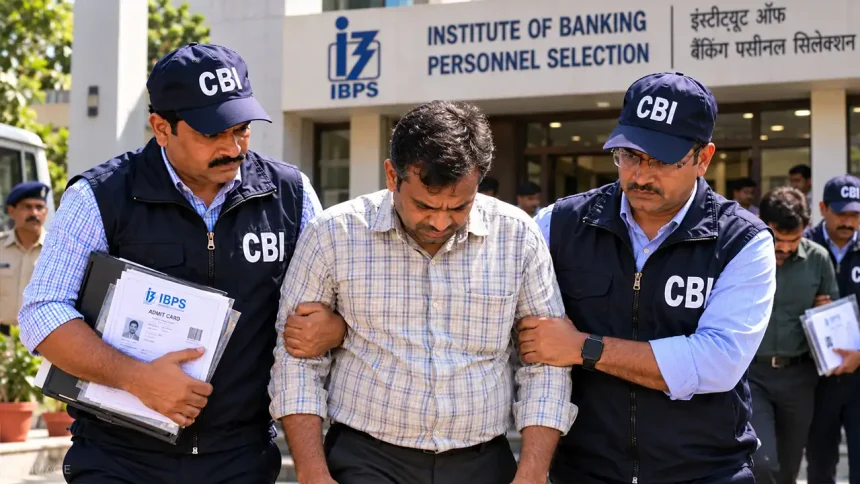 सीबीआई ने बहु-राज्यीय IBPS परीक्षा फर्जीवाड़ा गिरोह में CGST निरीक्षक समेत 3 और को गिरफ्तार किया