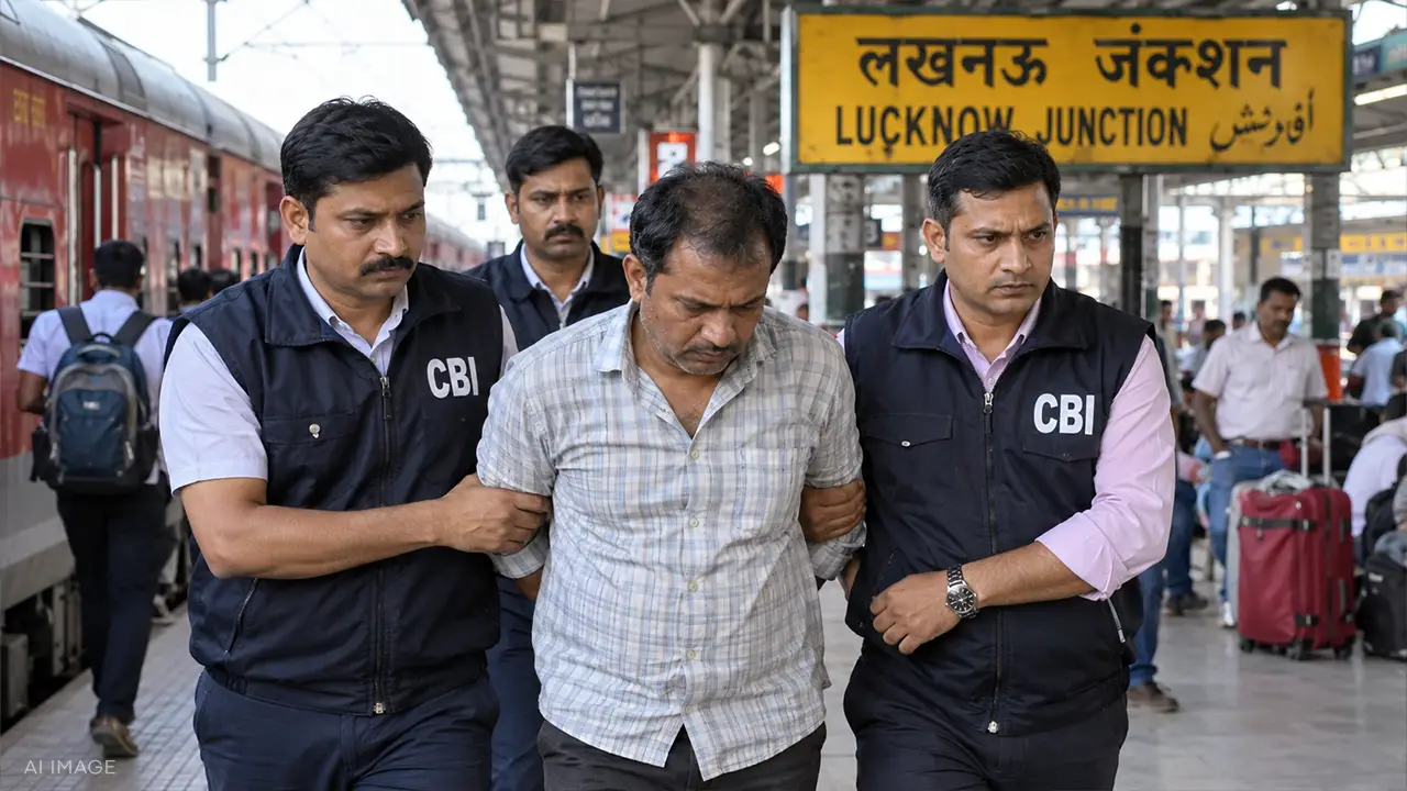 सीबीआई ने 25 साल बाद लखनऊ रेलवे स्टेशन पर चारा घोटाले के फरार आरोपी को किया गिरफ्तार