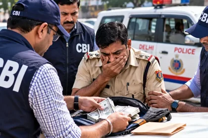CBI ने दिल्ली पुलिस के उप-निरीक्षक को 80,000 रुपये की रिश्वत लेते रंगे हाथों पकड़ा