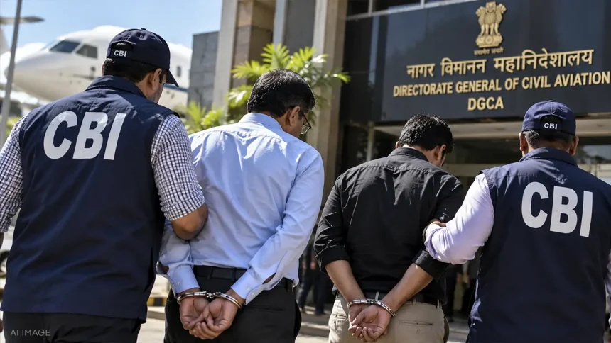 सीबीआई ने डीजीसीए के उपनिदेशक, एयर-प्रशिक्षण फर्म के निदेशक को 2.5 लाख रुपये की रिश्वत मामले में गिरफ्तार किया