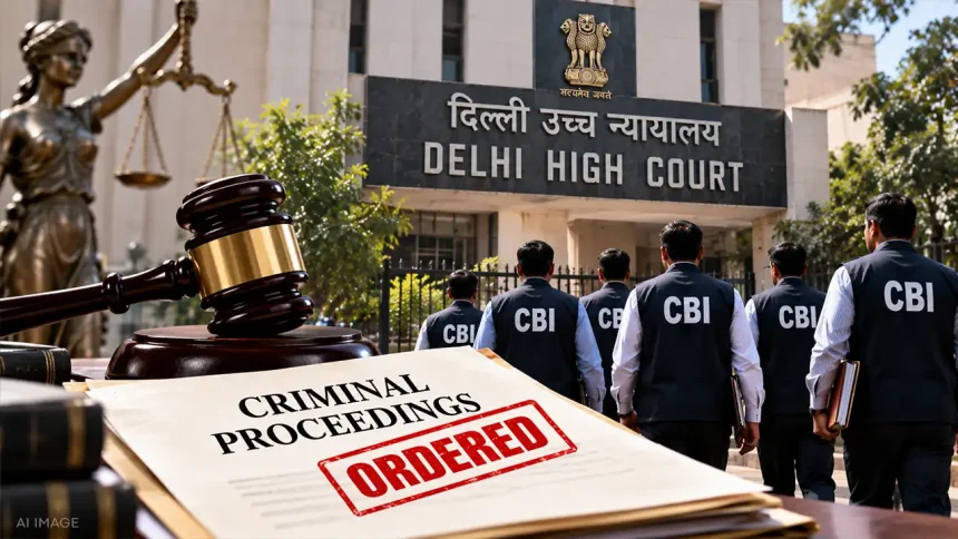 Delhi High Court Orders Criminal Proceedings Against 6 CBI Officers Over Alleged False Statement in Court