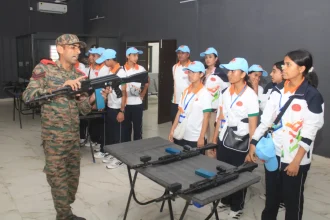 Cadets Watching Rifle