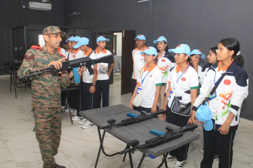 Cadets Watching Rifle