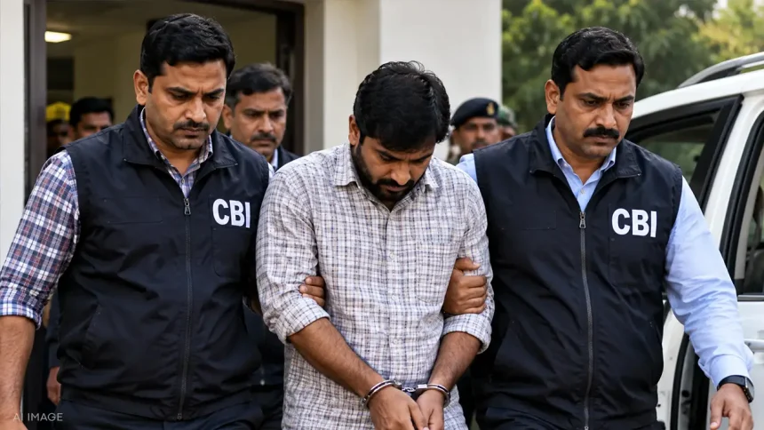 सीबीआई ने केरल के व्यक्ति को ₹1.04 करोड़ के अंतरराष्ट्रीय साइबर ठगी और एटीएम कार्ड तस्करी गिरोह में गिरफ्तार किया
