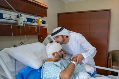 Dubai Crown Prince Visits Brave Captain Smit Machchhar