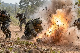 छत्तीसगढ़ के सुकमा में विस्फोटक निस्तारण के दौरान 4 CRPF कर्मी घायल