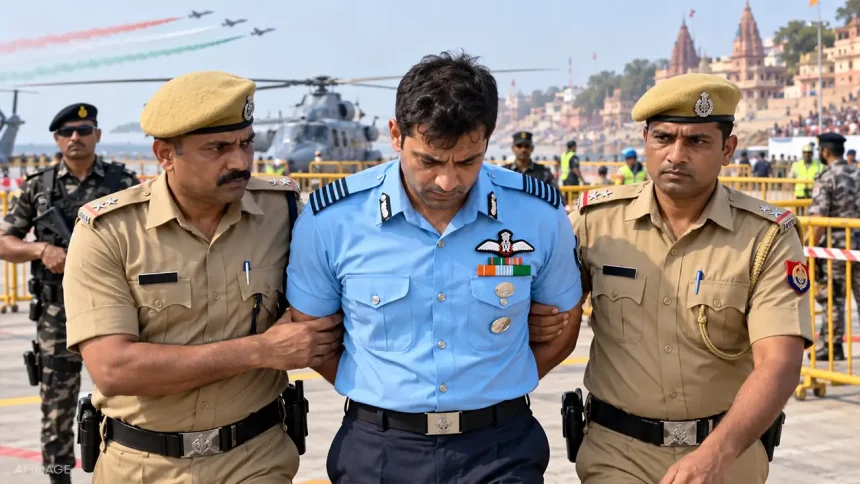 Fake IAF Group Captain Arrested After Entering High-Security Helipad During Air Show in Varanasi