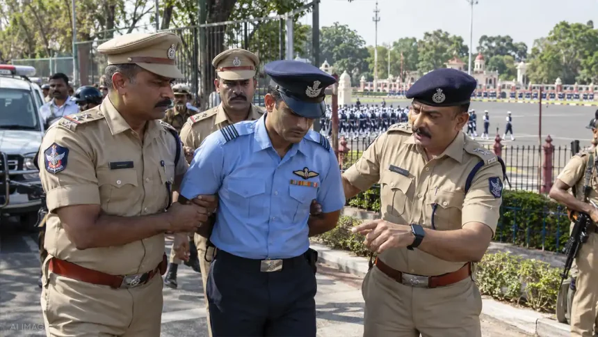 सेकंदराबाद परेड ग्राउंड के पास फर्जी वायुसेना अधिकारी पकड़ा गया