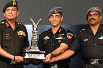 General Dhiraj Seth Presents COAS Flight Safety Trophy to Two Army Aviation Squadrons
