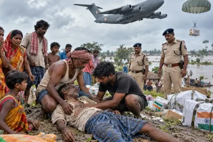 बिहार में IAF बाढ़ राहत एयरड्रॉप के दौरान व्यक्ति की मौत, ग्रामीणों ने कहा पैकेट लगा था