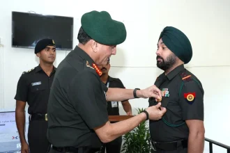 General Dhiraj Seth Commending