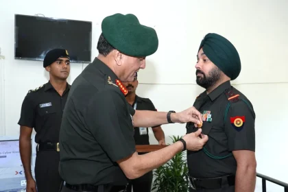 General Dhiraj Seth Commending