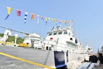 Indian Coast Guard Commissions Indigenous Fast Patrol Vessel ICGS Ajit to Strengthen Maritime Security