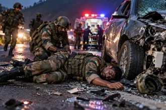 सड़क हादसे के बाद लखनऊ में 12 कुमाऊं जवान की मौत