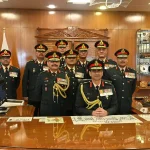 Lieutenant General Shrinjay Pratap Singh and Other Officers