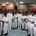 Lt Cdr Roopa A with Cadets