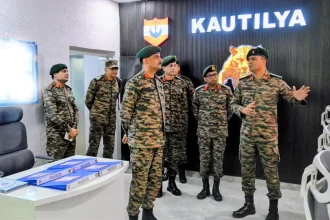Lt Gen Amit Kabthiyal Reviews Operational Preparedness of Indian Army's Panther Division