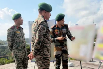 Lt Gen Girish Kalia Reviews Operational Preparedness of Assam Rifles Troops in Manipur