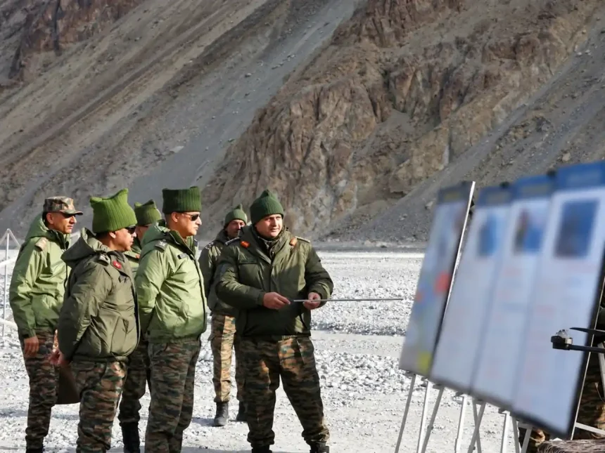 Lt Gen Madanraj Pande Reviews Air Defence Firing by Indian Army's Vyomari Vidhwansak Brigade