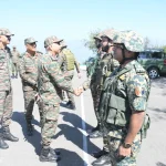 Lt Gen Mohit Seth Shaking Hands