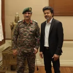 Lt Gen Rajesh Pushkar Calls on Tamil Nadu CM C. Joseph Vijay in Chennai