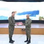 Lt Gen Shukla Getting Memento