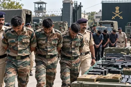 मद्रास रेजिमेंट शस्त्रागार चोरी मामले में सात गिरफ्तार, तीन सेवारत सैनिक शामिल